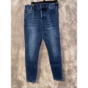 Dear John Olivia Super High Rise Skinny Dark Wash Jeans Size 27 #783